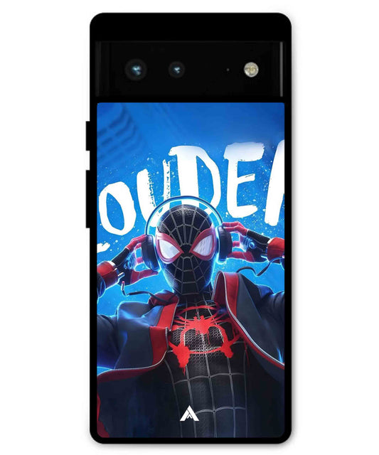 Spider-Verse Metal Back Cover Phone Case for Pixel 6A
