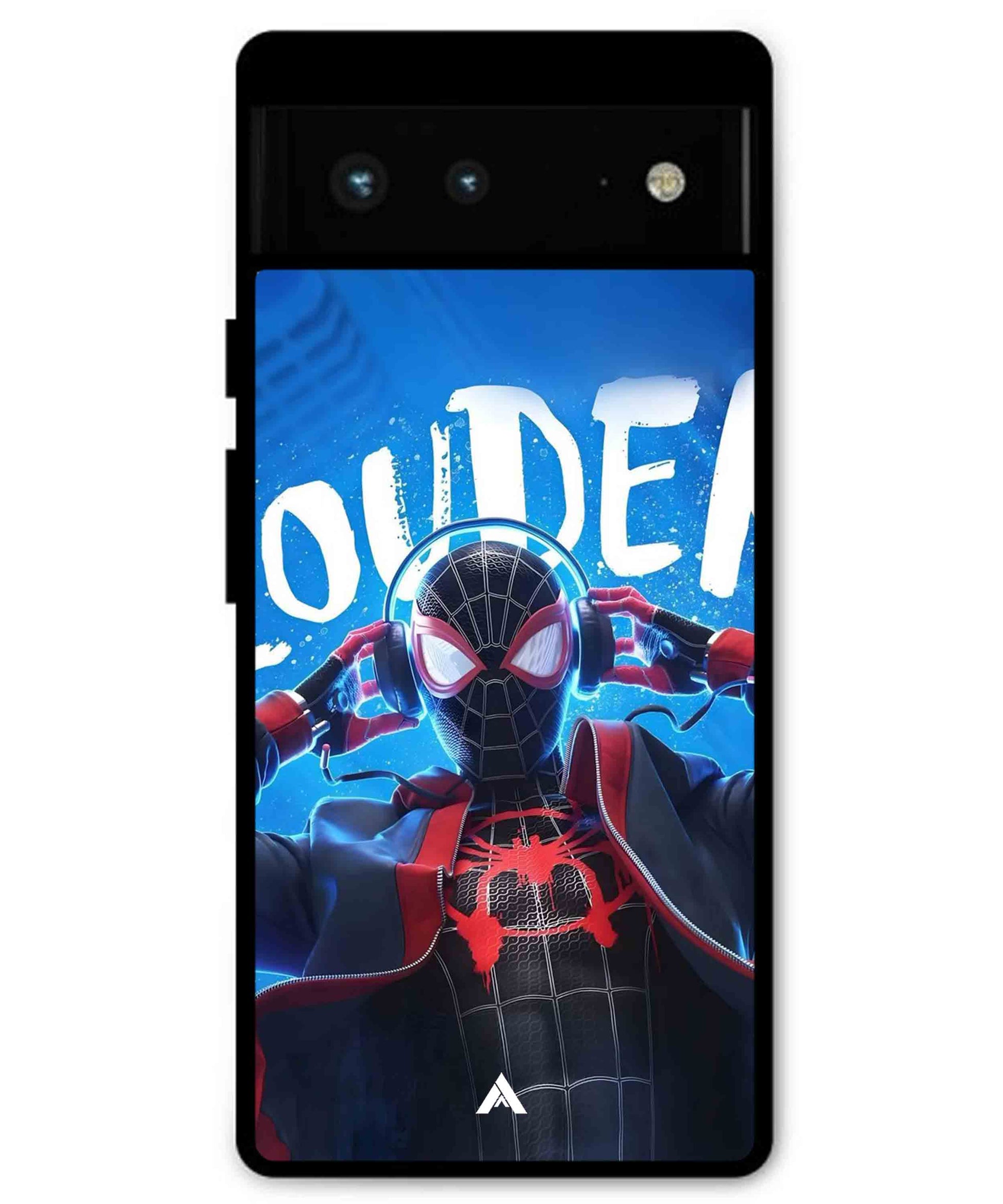 Spider-Verse Metal Back Cover Phone Case for Pixel 7A