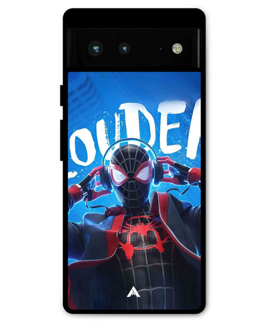 Spider-Verse Metal Back Cover Phone Case for Pixel 7 Pro