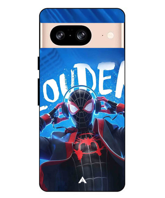 Spider-Verse Metal Back Cover Phone Case for Pixel 8
