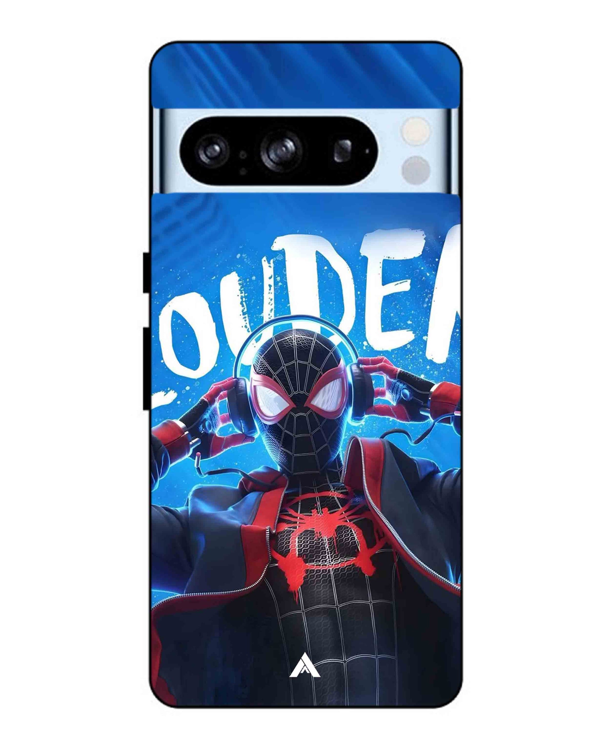 Spider-Verse Metal Back Cover Phone Case for Pixel 8 Pro