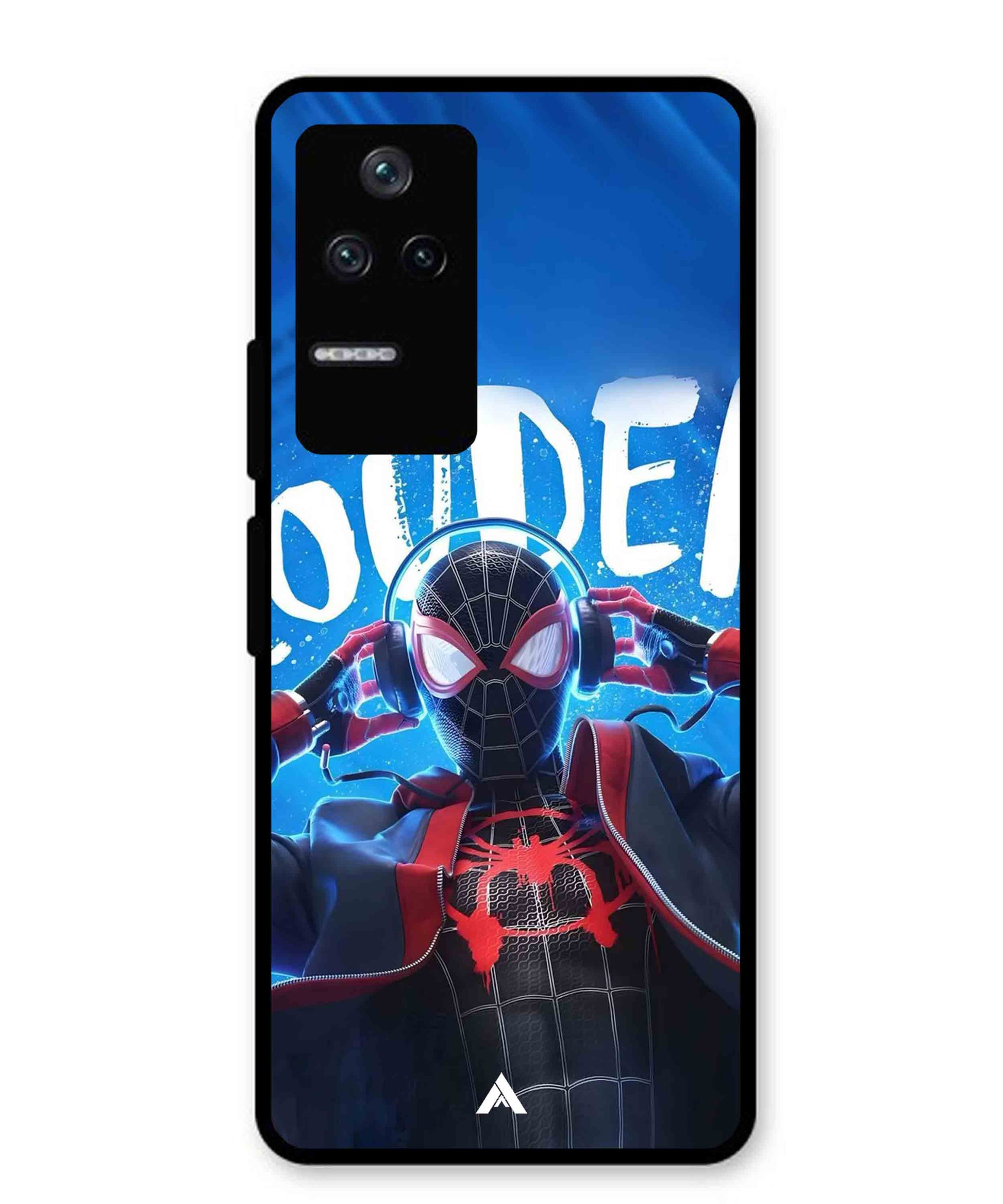 Spider-Verse Metal Back Cover Phone Case for Poco F4