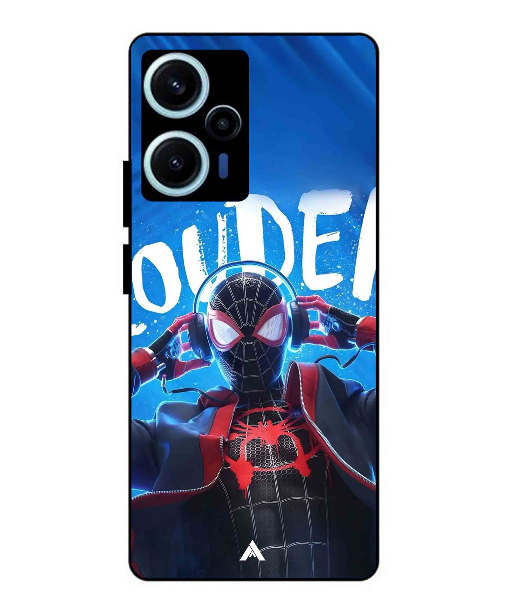 Spider-Verse Metal Back Cover Phone Case for Poco F5