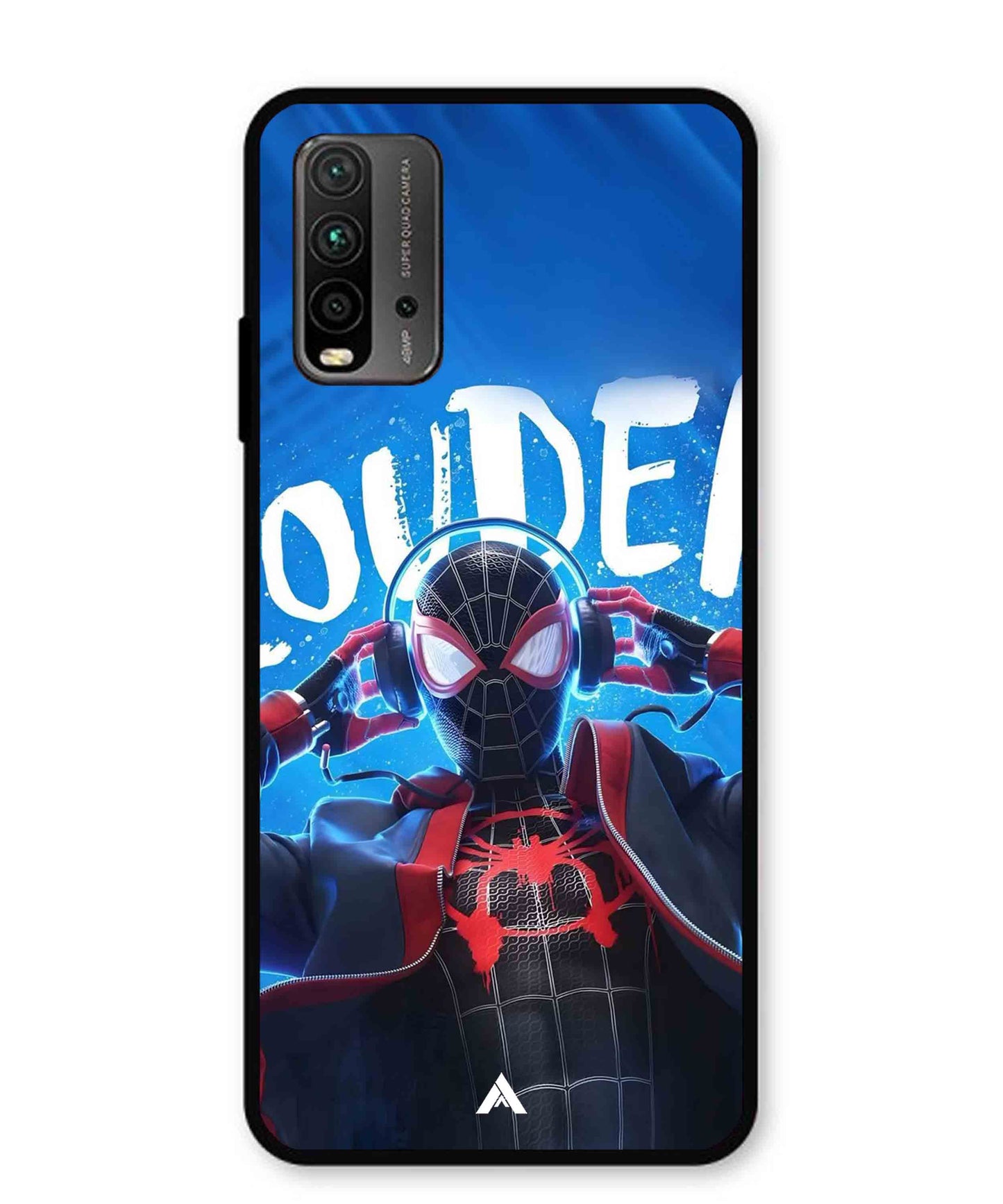 Spider-Verse Metal Back Cover Phone Case for Poco M3