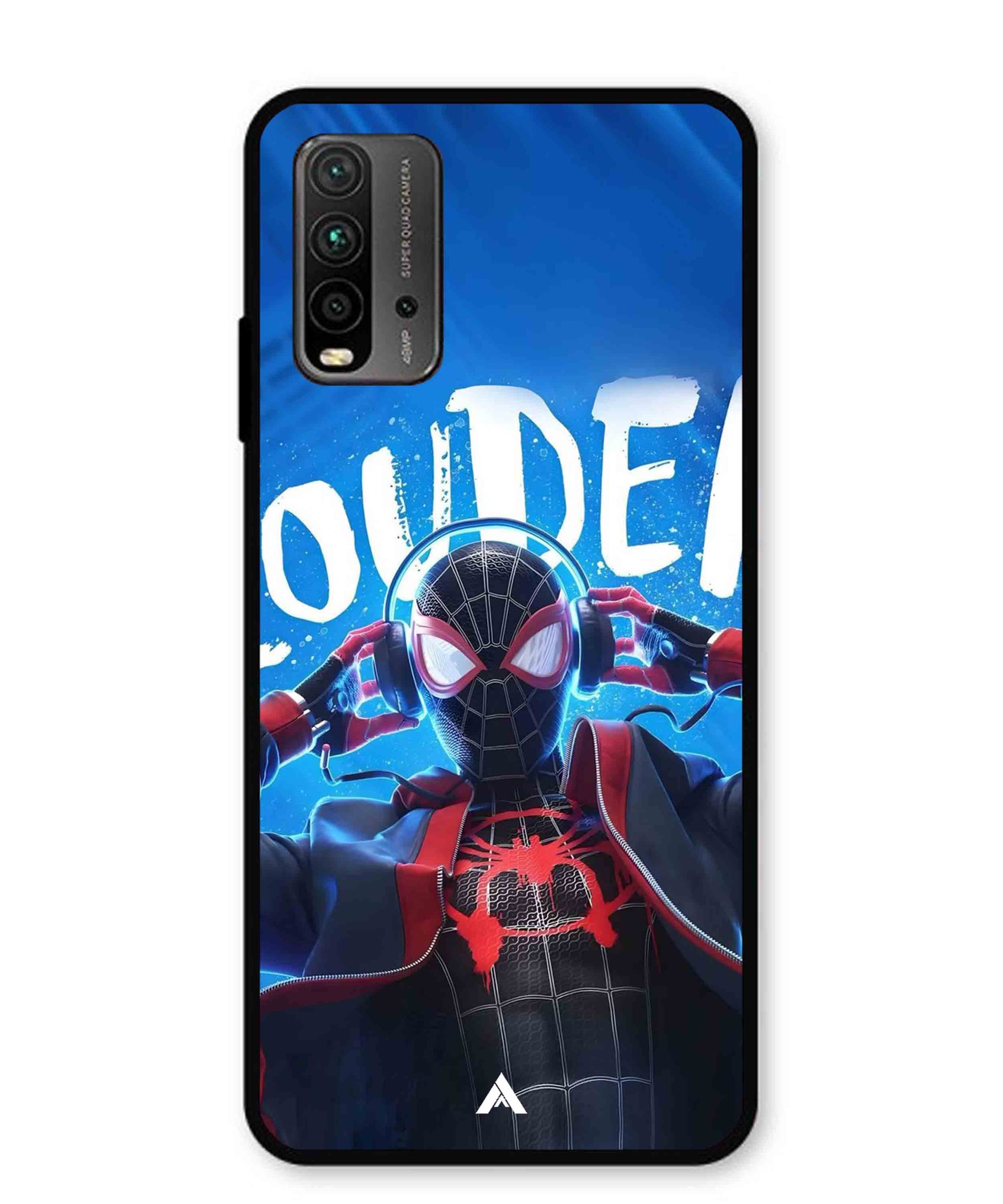 Spider-Verse Metal Back Cover Phone Case for Poco M3