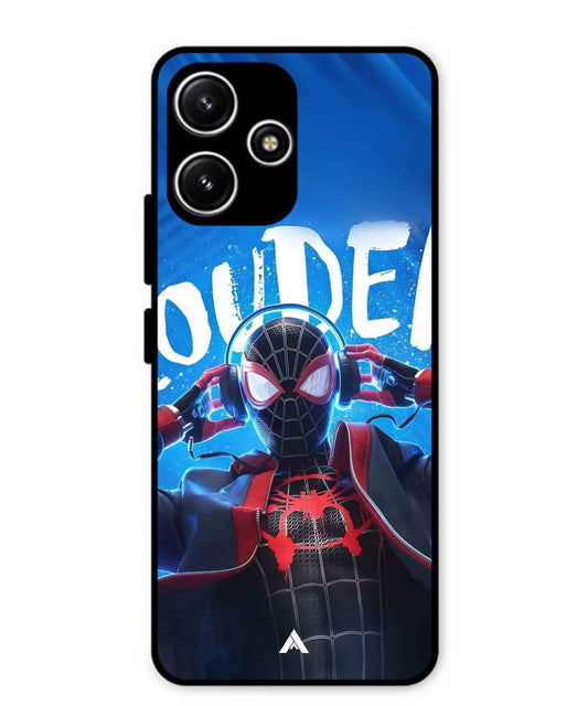 Spider-Verse Metal Back Cover Phone Case for Poco M6 Pro