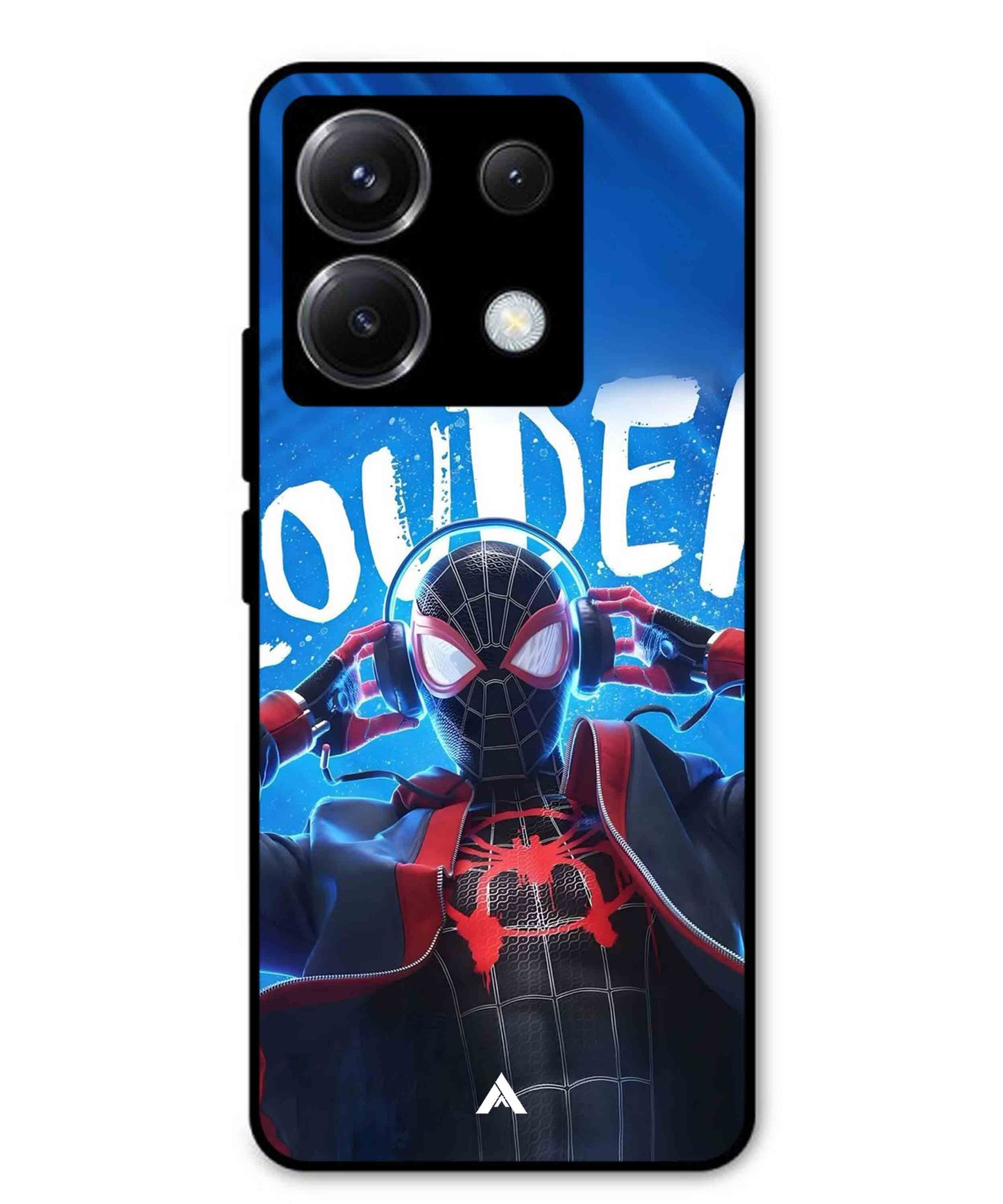Spider-Verse Metal Back Cover Phone Case for Poco X6