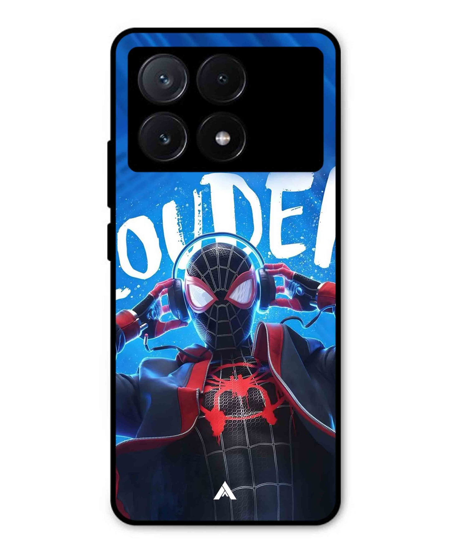 Spider-Verse Metal Back Cover Phone Case for Poco X6 Pro