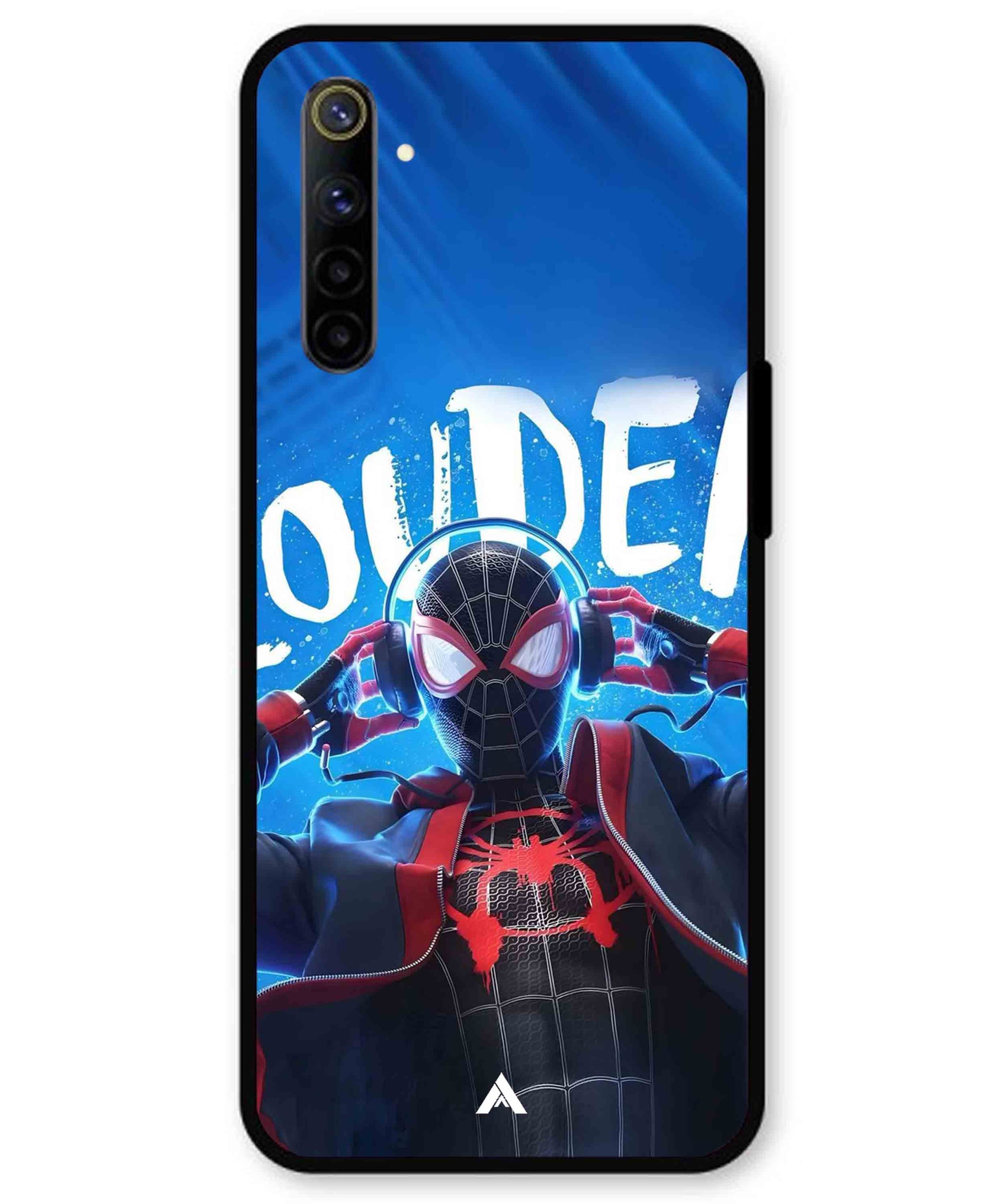 Spider-Verse Metal Back Cover Phone Case for Realme 6i