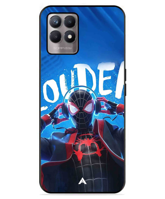 Spider-Verse Metal Back Cover Phone Case for Realme 8 4G