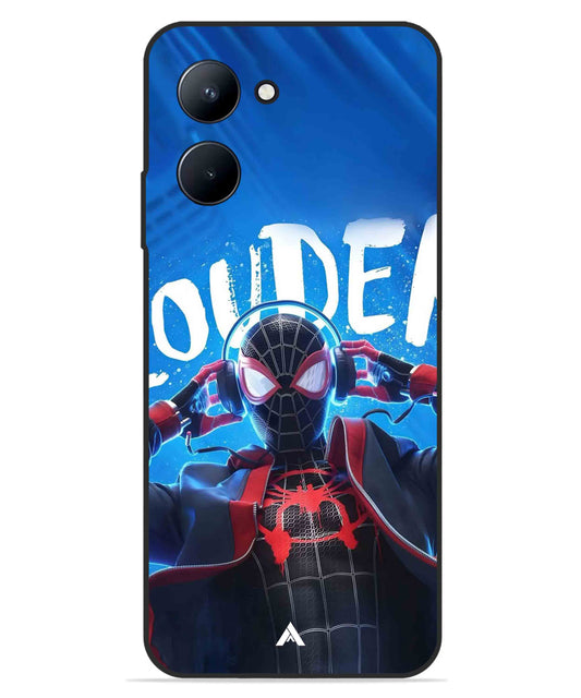 Spider-Verse Metal Back Cover Phone Case for Realme C33
