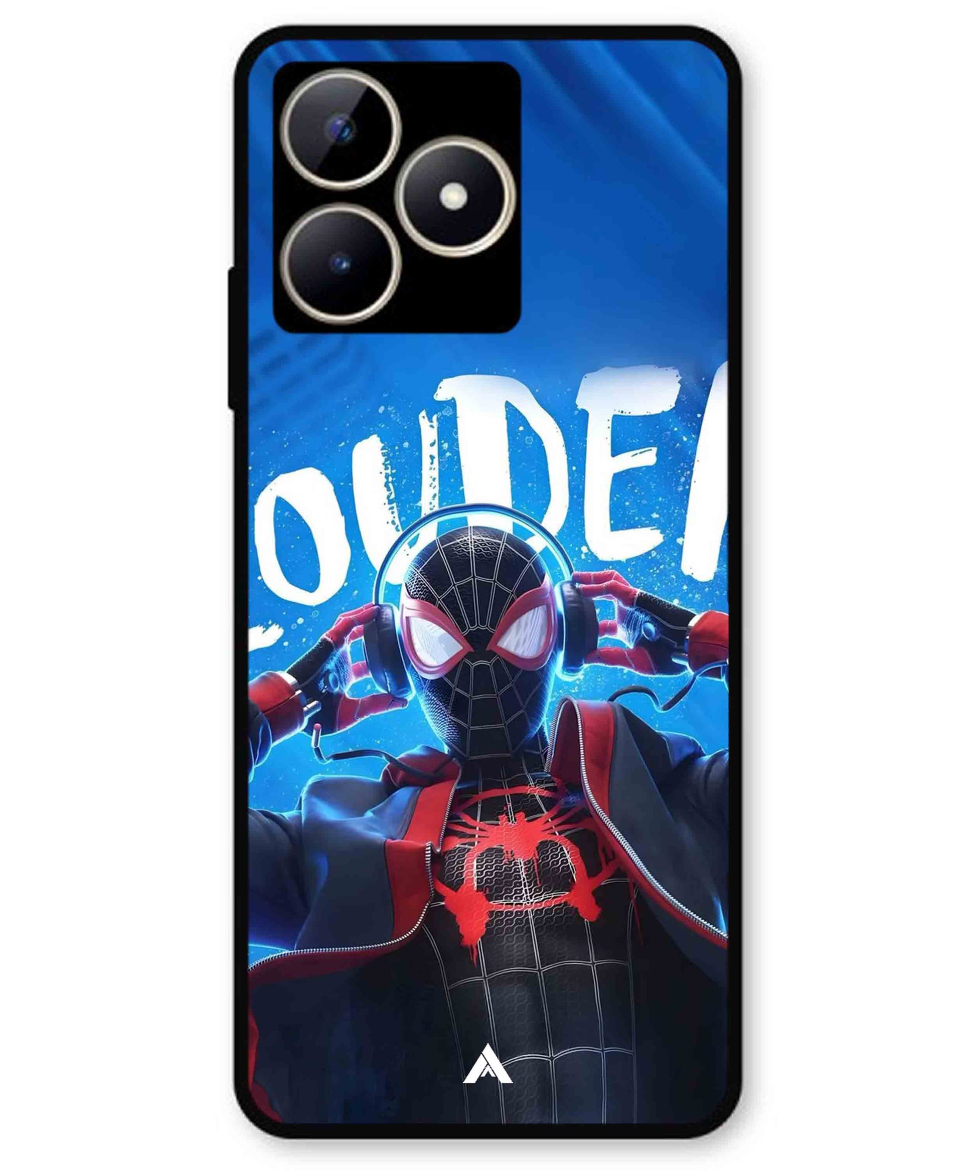 Spider-Verse Metal Back Cover Phone Case for Realme C51