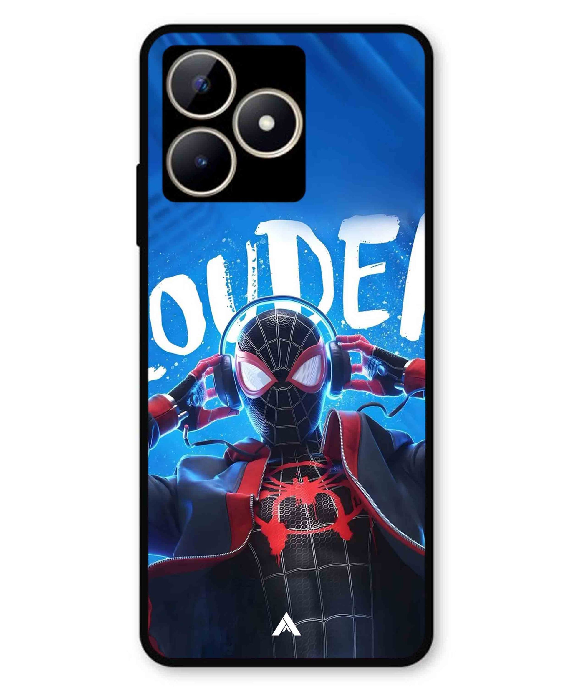 Spider-Verse Metal Back Cover Phone Case for Realme C53