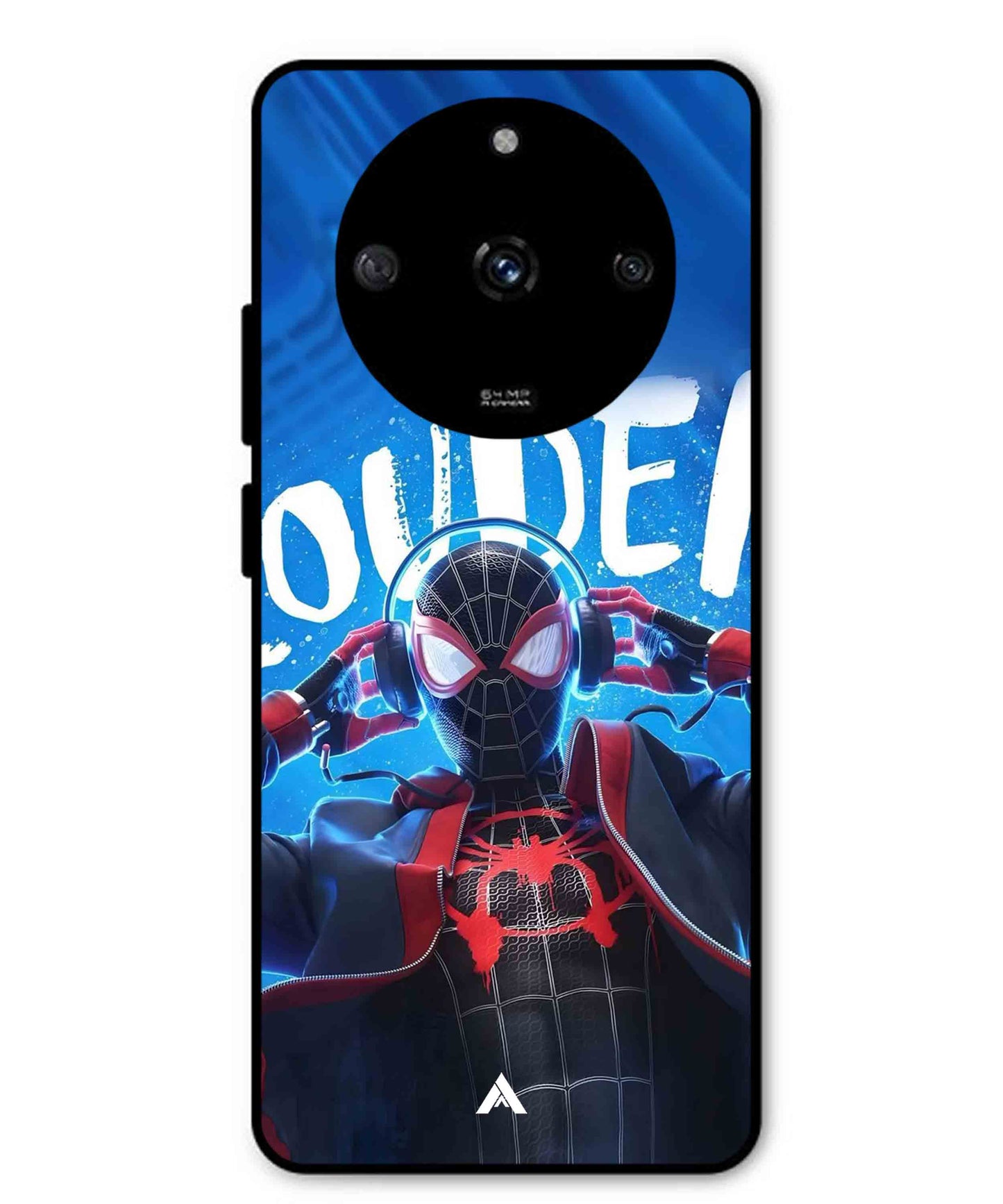 Spider-Verse Metal Back Cover Phone Case for Realme Narzo 60