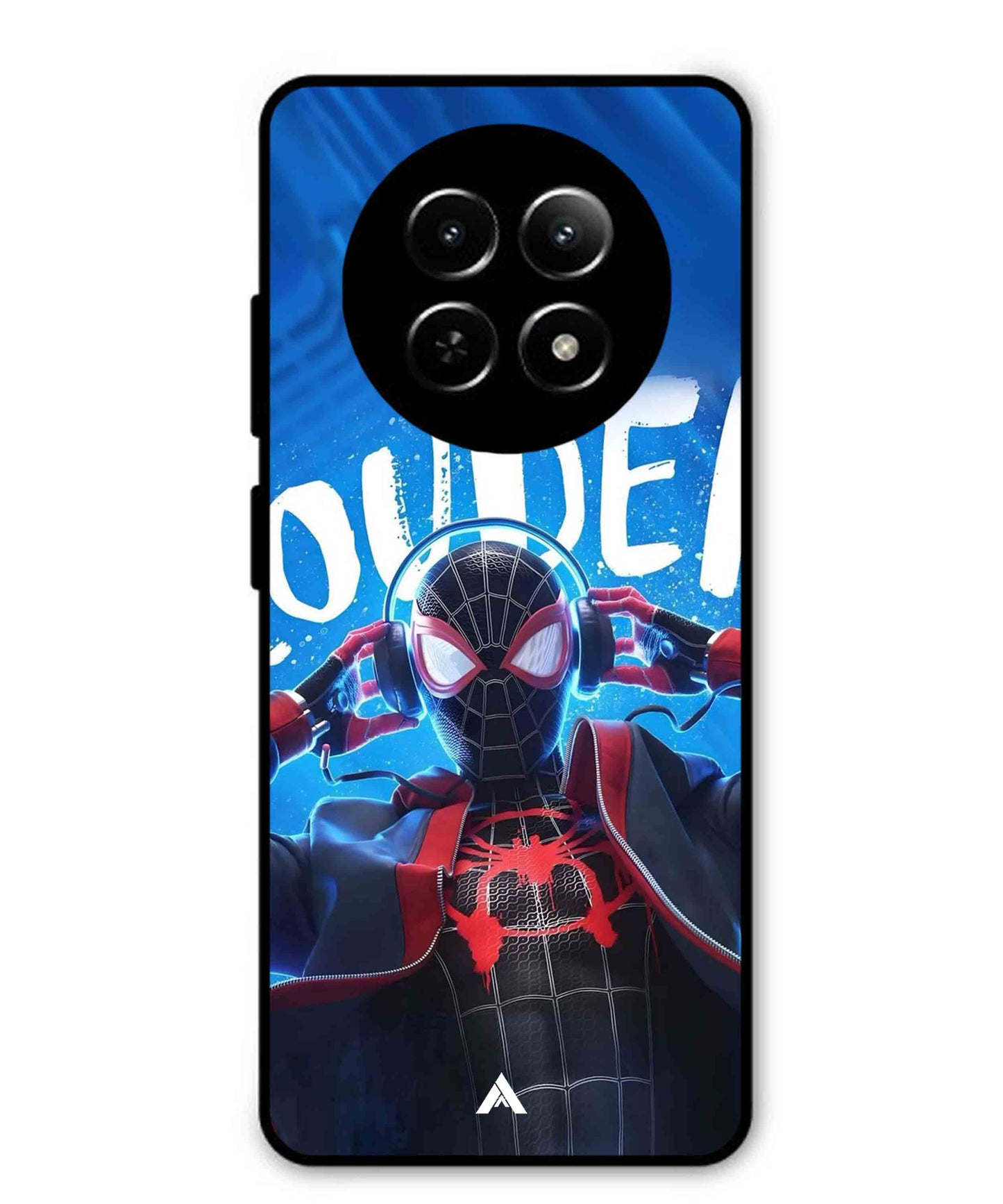 Spider-Verse Metal Back Cover Phone Case for Realme Narzo N65