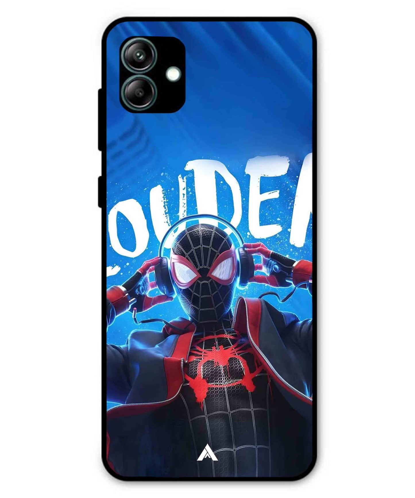 Spider-Verse Metal Back Cover Phone Case for Samsung Galaxy A04