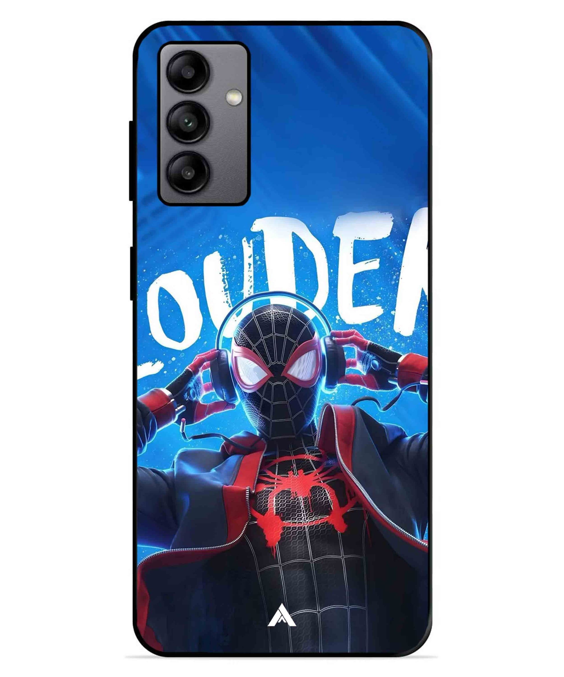 Spider-Verse Metal Back Cover Phone Case for Samsung Galaxy A04s