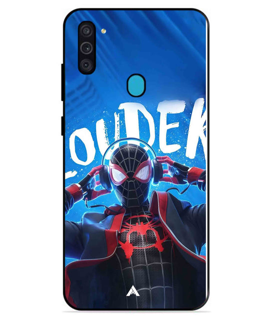 Spider-Verse Metal Back Cover Phone Case for Samsung Galaxy A11