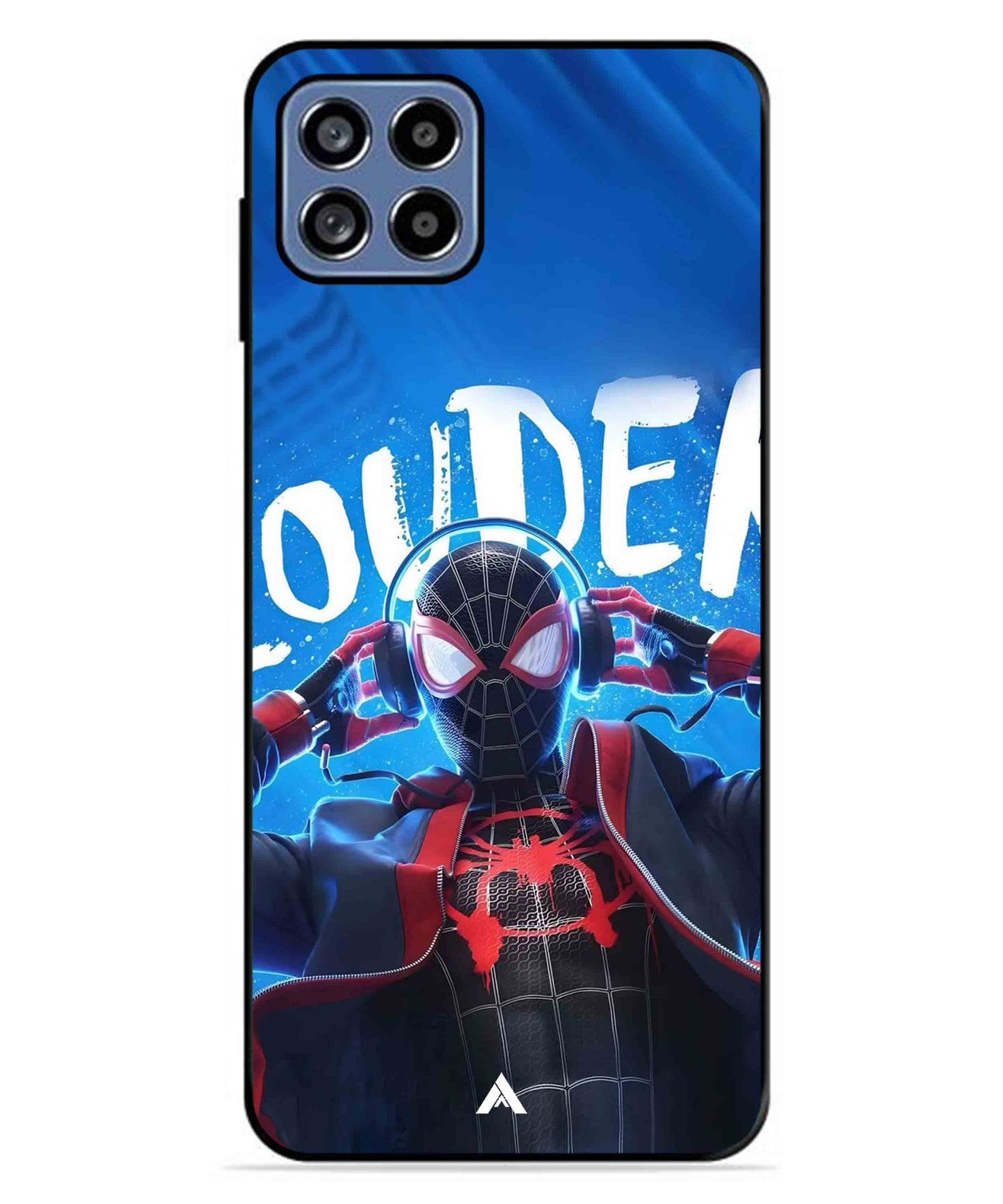 Spider-Verse Metal Back Cover Phone Case for Samsung Galaxy A22 5G