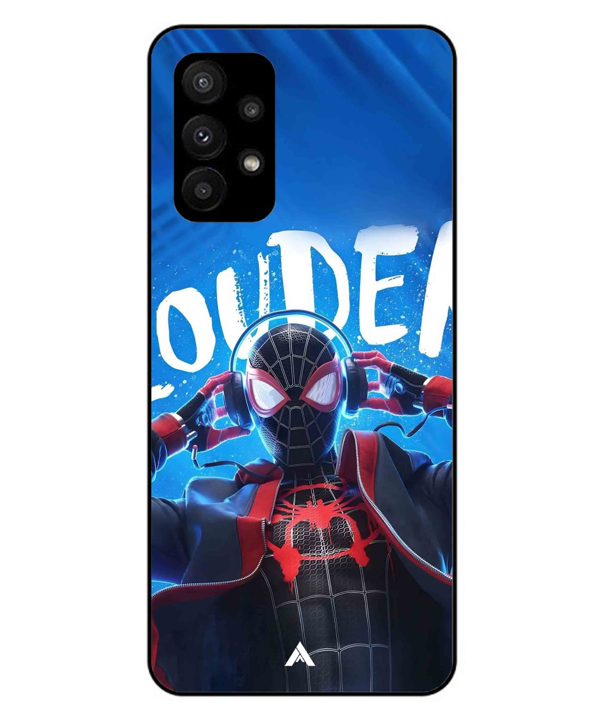 Spider-Verse Metal Back Cover Phone Case for Samsung Galaxy A23 5G