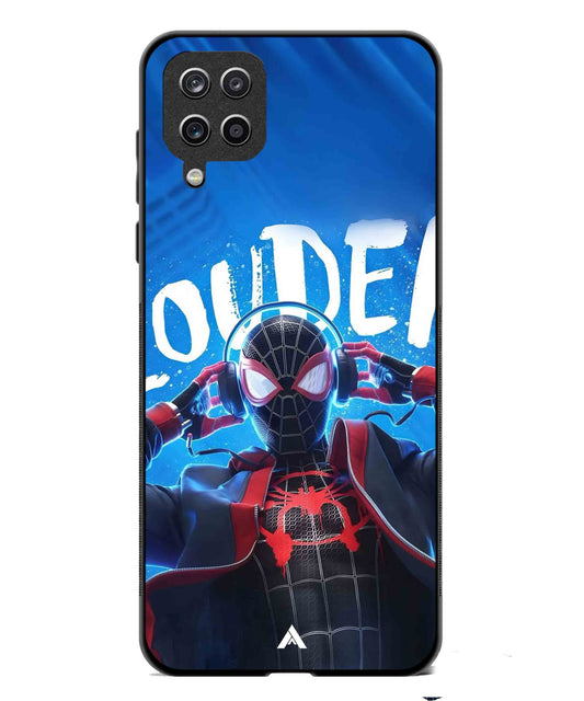 Spider-Verse Metal Back Cover Phone Case for Samsung Galaxy A42