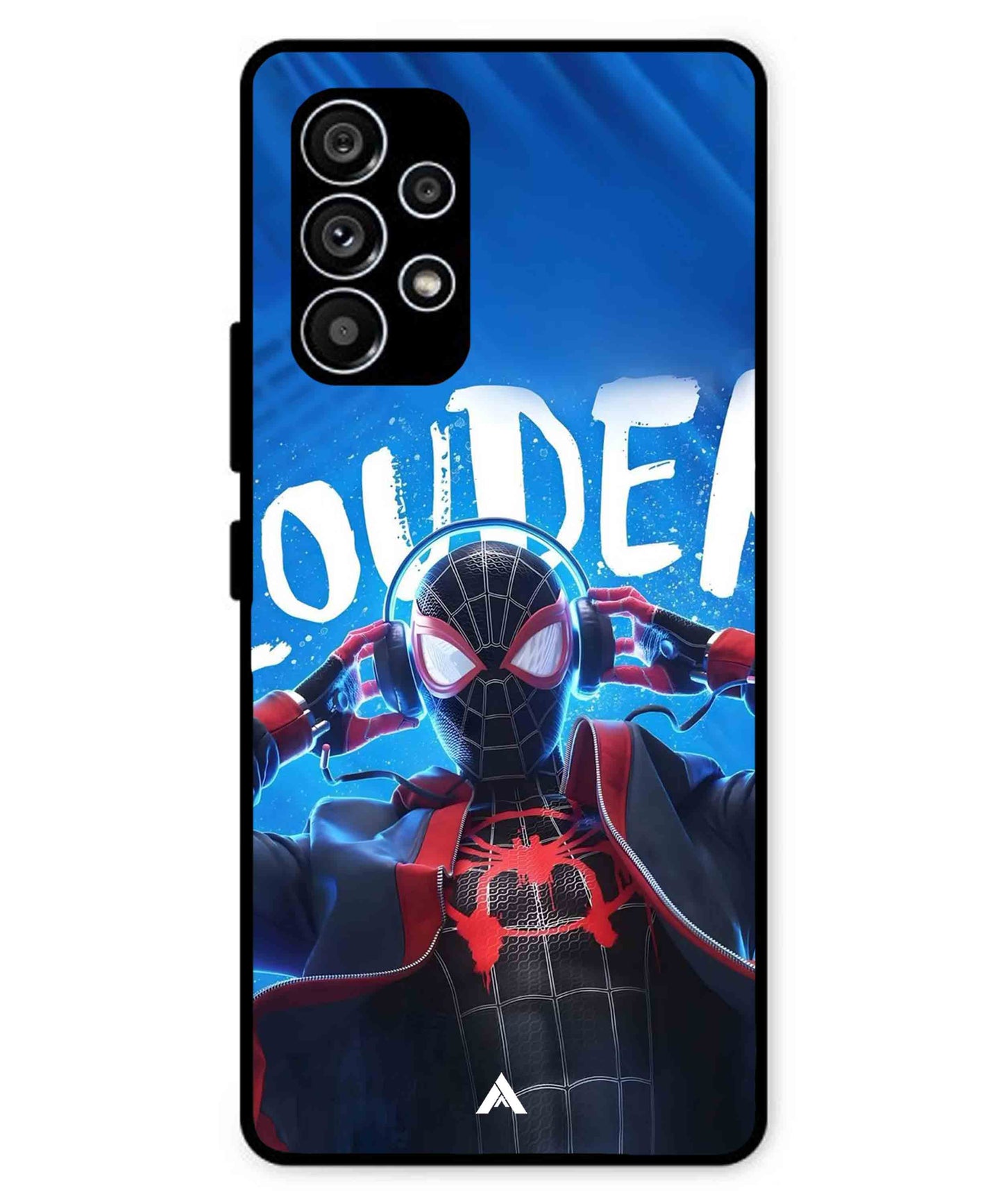 Spider-Verse Metal Back Cover Phone Case for Samsung Galaxy A53