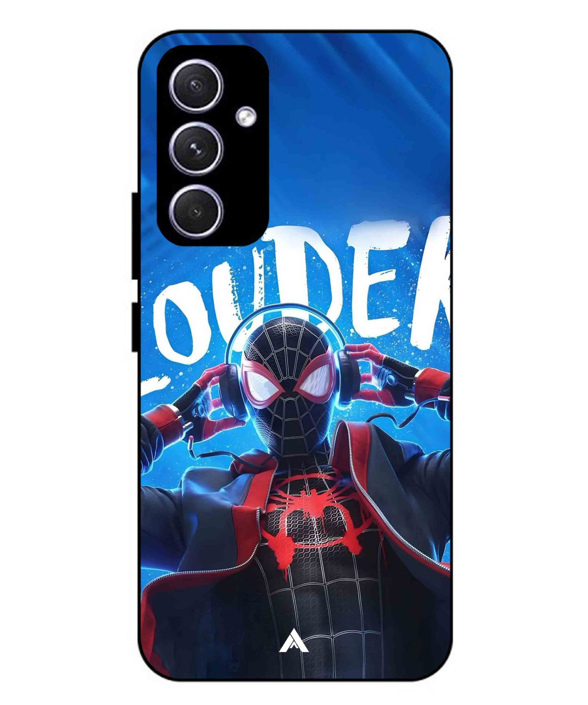 Spider-Verse Metal Back Cover Phone Case for Samsung Galaxy A54