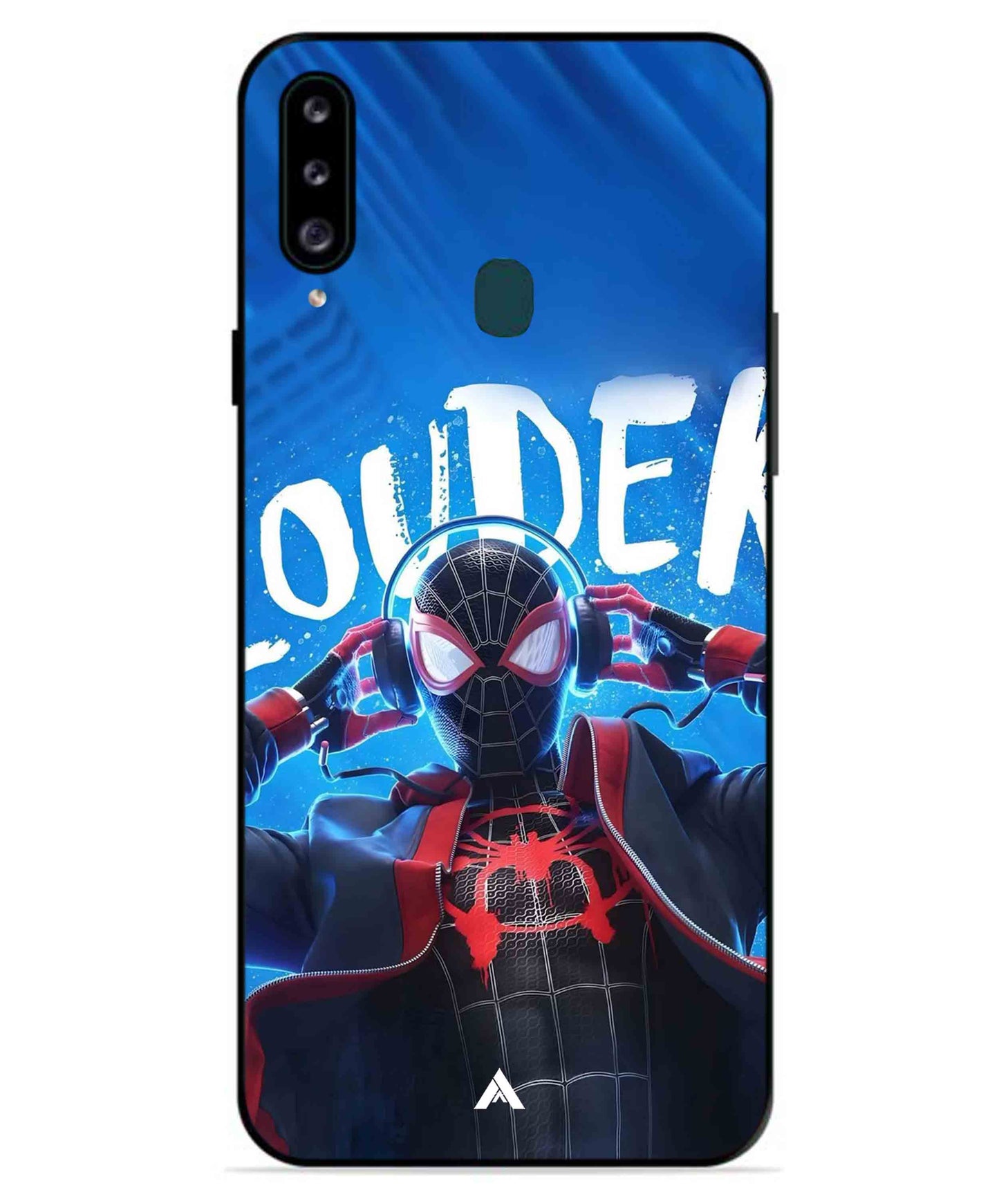 Spider-Verse Metal Back Cover Phone Case for Samsung Galaxy A70s