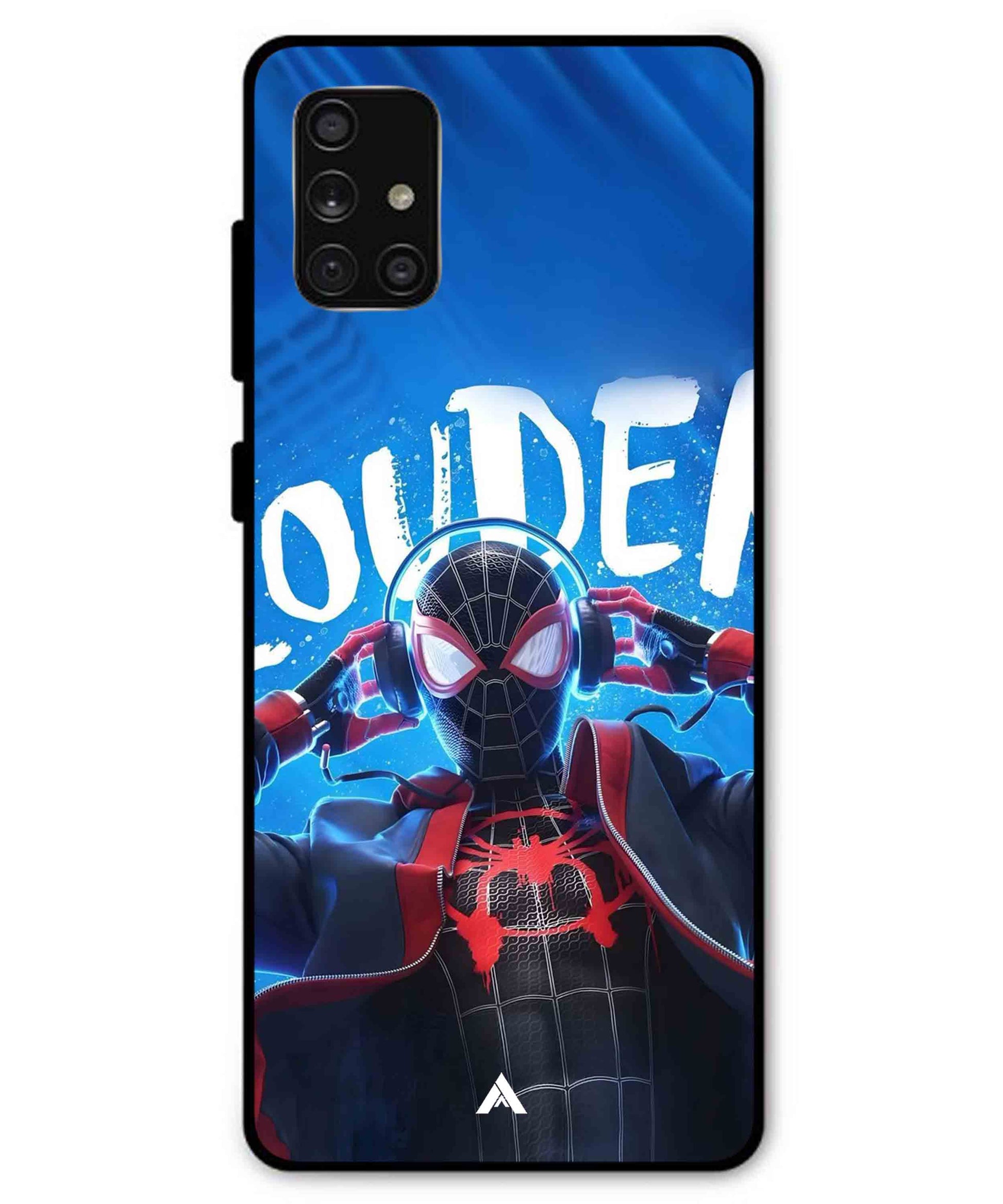 Spider-Verse Metal Back Cover Phone Case for Samsung Galaxy A71