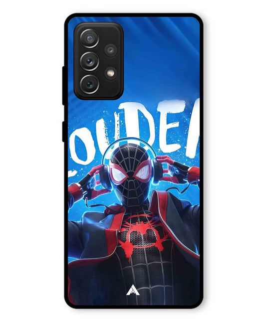 Spider-Verse Metal Back Cover Phone Case for Samsung Galaxy A72