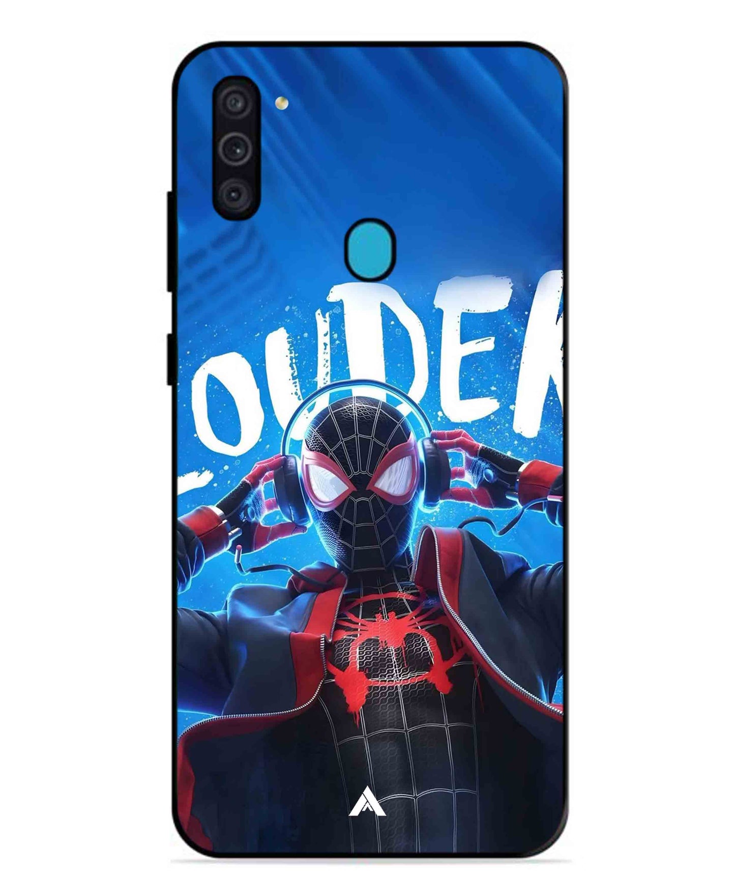 Spider-Verse Metal Back Cover Phone Case for Samsung Galaxy F11
