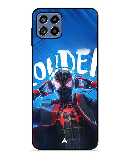 Spider-Verse Metal Back Cover Phone Case for Samsung Galaxy F42