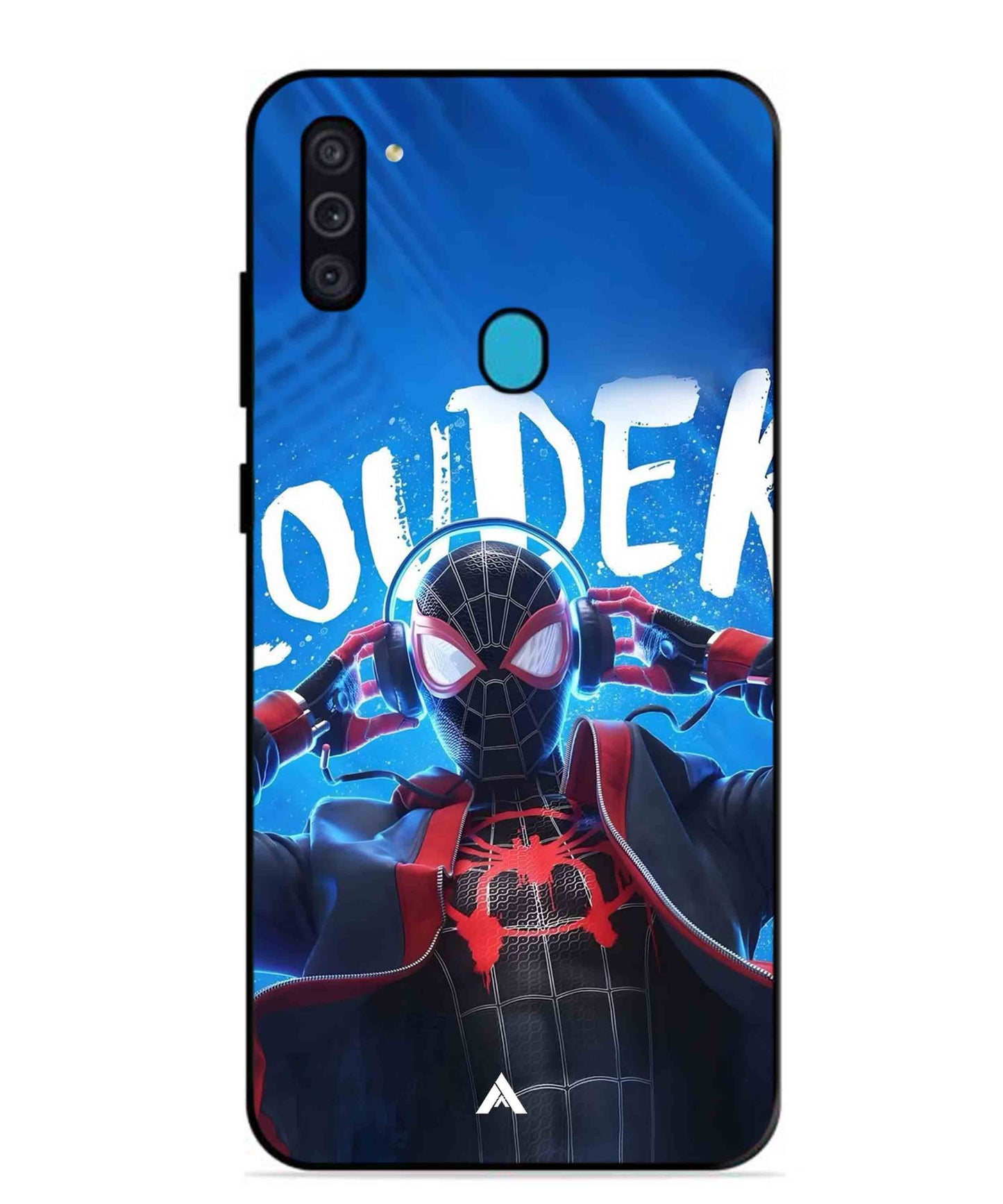 Spider-Verse Metal Back Cover Phone Case for Samsung Galaxy M11