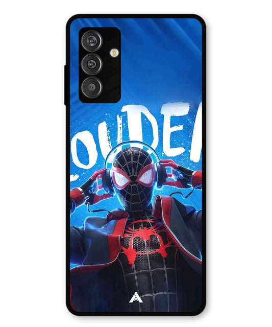Spider-Verse Metal Back Cover Phone Case for Samsung Galaxy M14