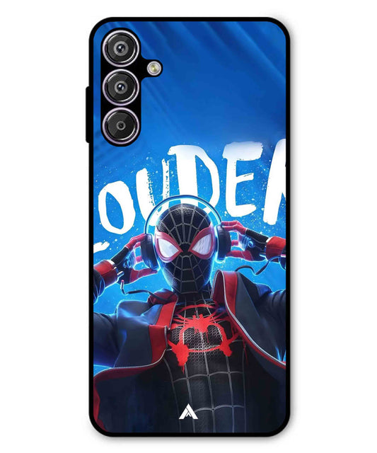 Spider-Verse Metal Back Cover Phone Case for Samsung Galaxy M16
