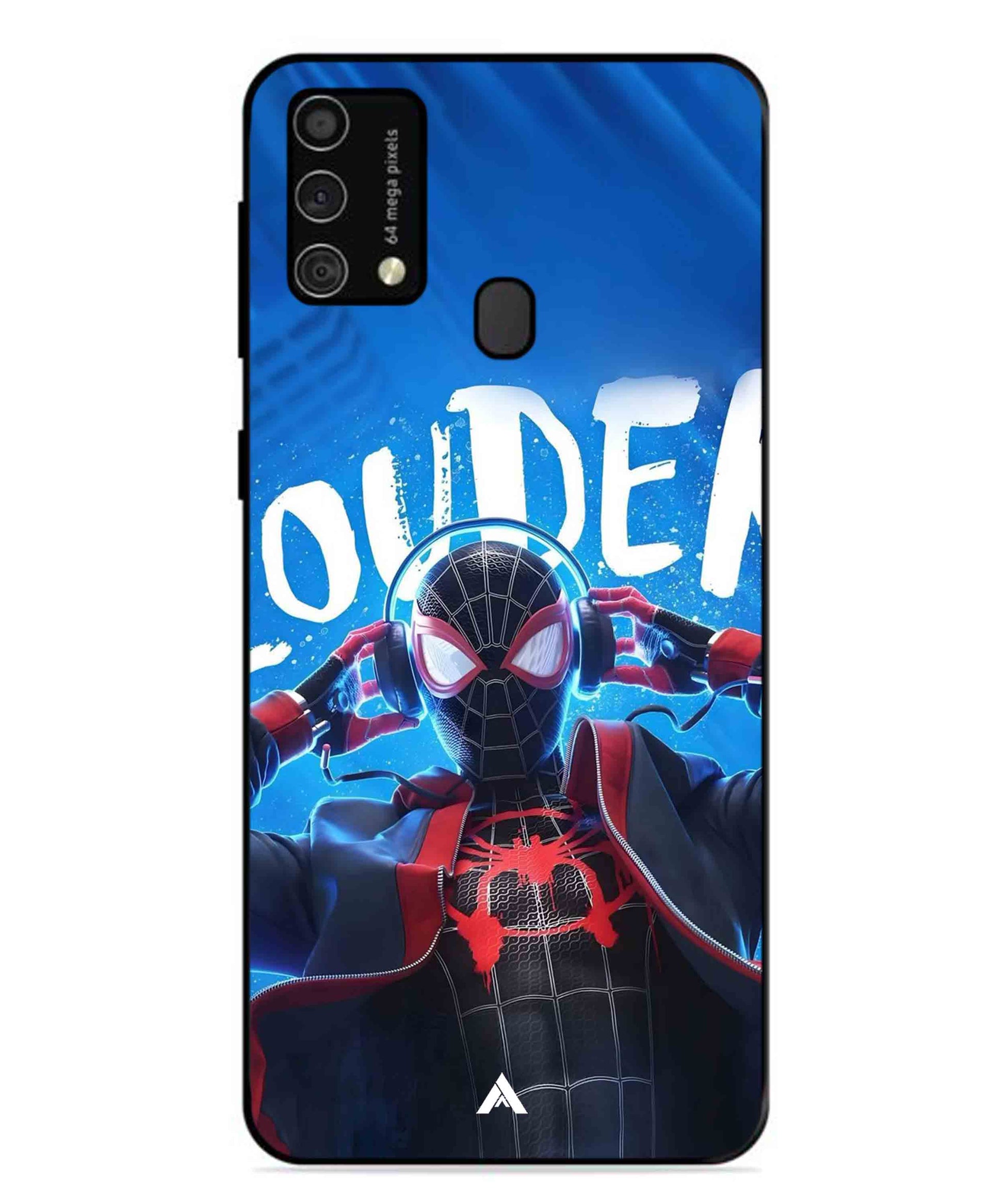 Spider-Verse Metal Back Cover Phone Case for Samsung Galaxy M31