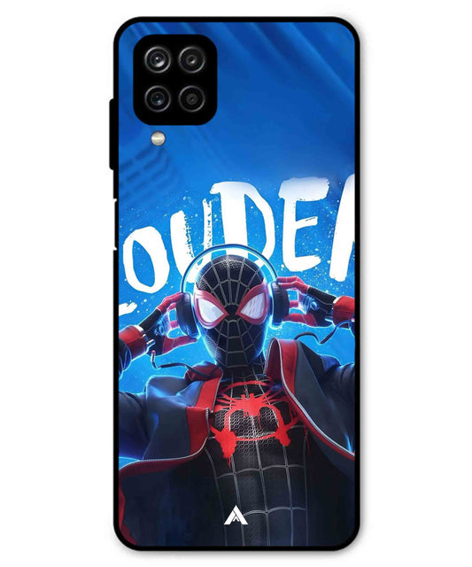 Spider-Verse Metal Back Cover Phone Case for Samsung Galaxy M53