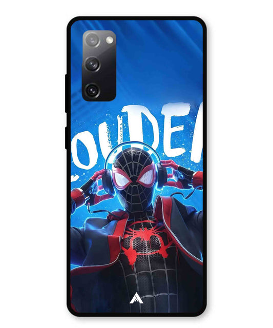 Spider-Verse Metal Back Cover Phone Case for Samsung Galaxy S20
