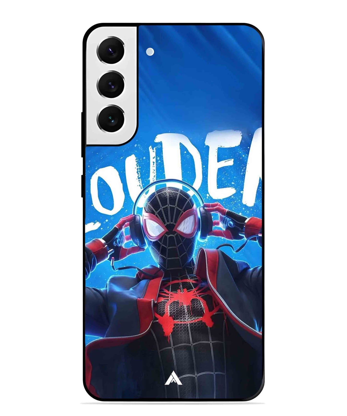 Spider-Verse Metal Back Cover Phone Case for Samsung Galaxy S22 Plus