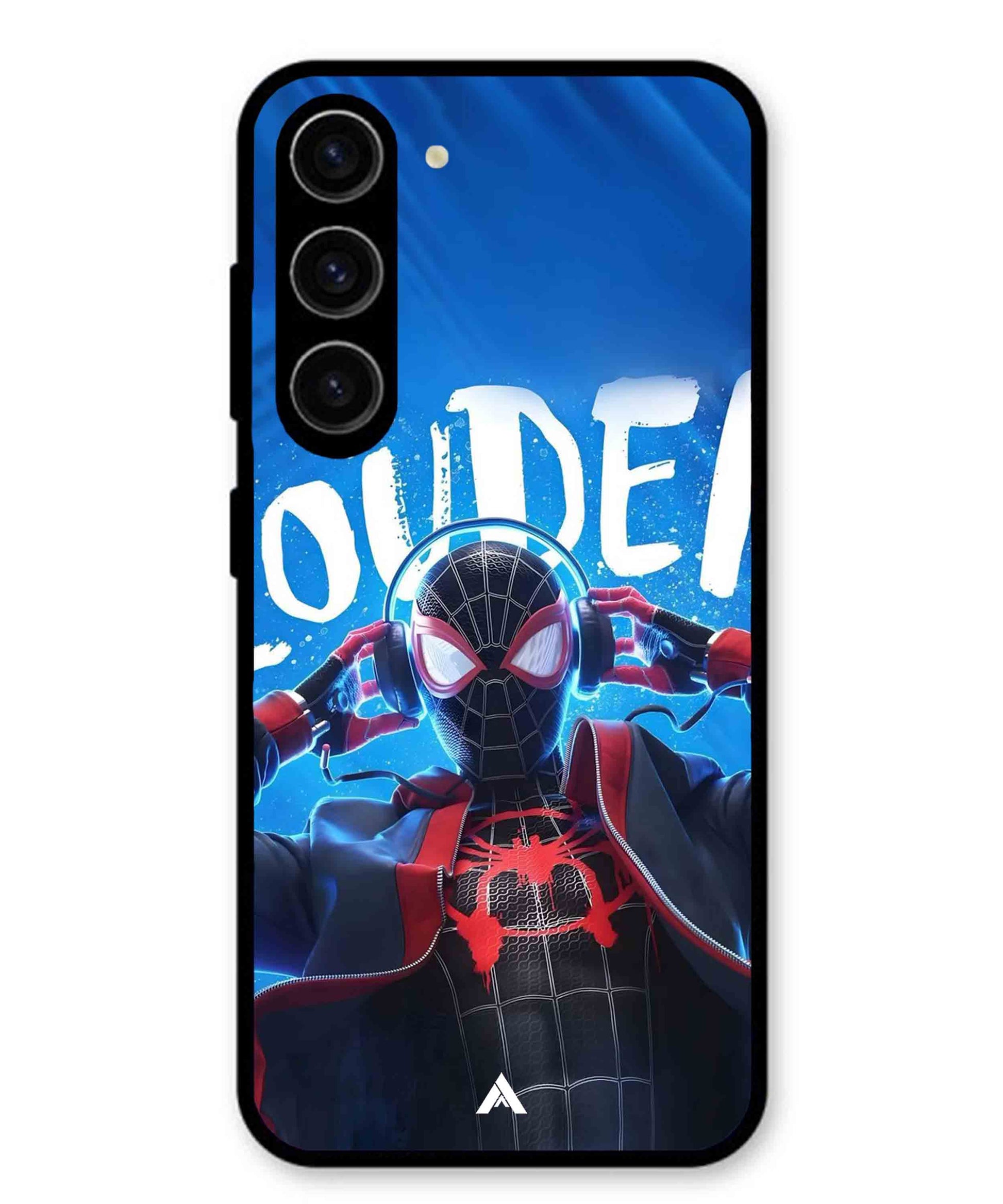 Spider-Verse Metal Back Cover Phone Case for Samsung Galaxy S24