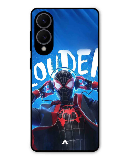 Spider-Verse Metal Back Cover Phone Case for Samsung Galaxy S25 Edge