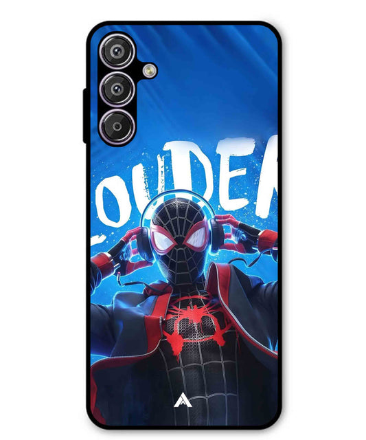 Spider-Verse Metal Back Cover Phone Case for Samsung Galaxy S25 Plus