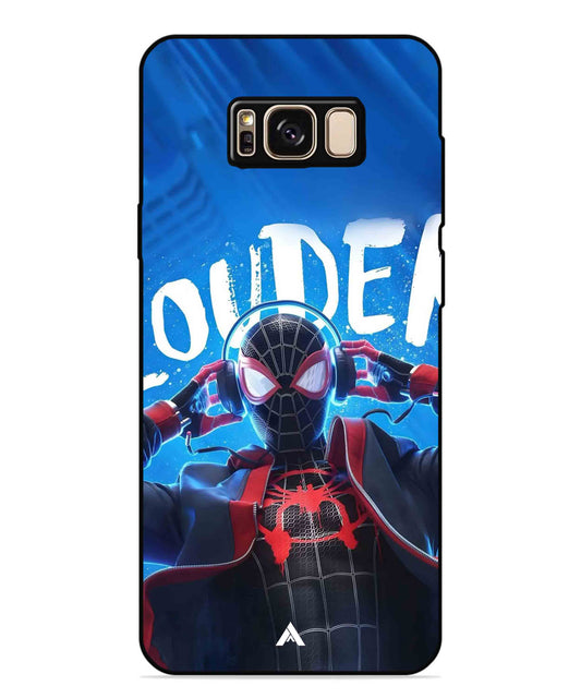 Spider-Verse Metal Back Cover Phone Case for Samsung Galaxy S8 Plus
