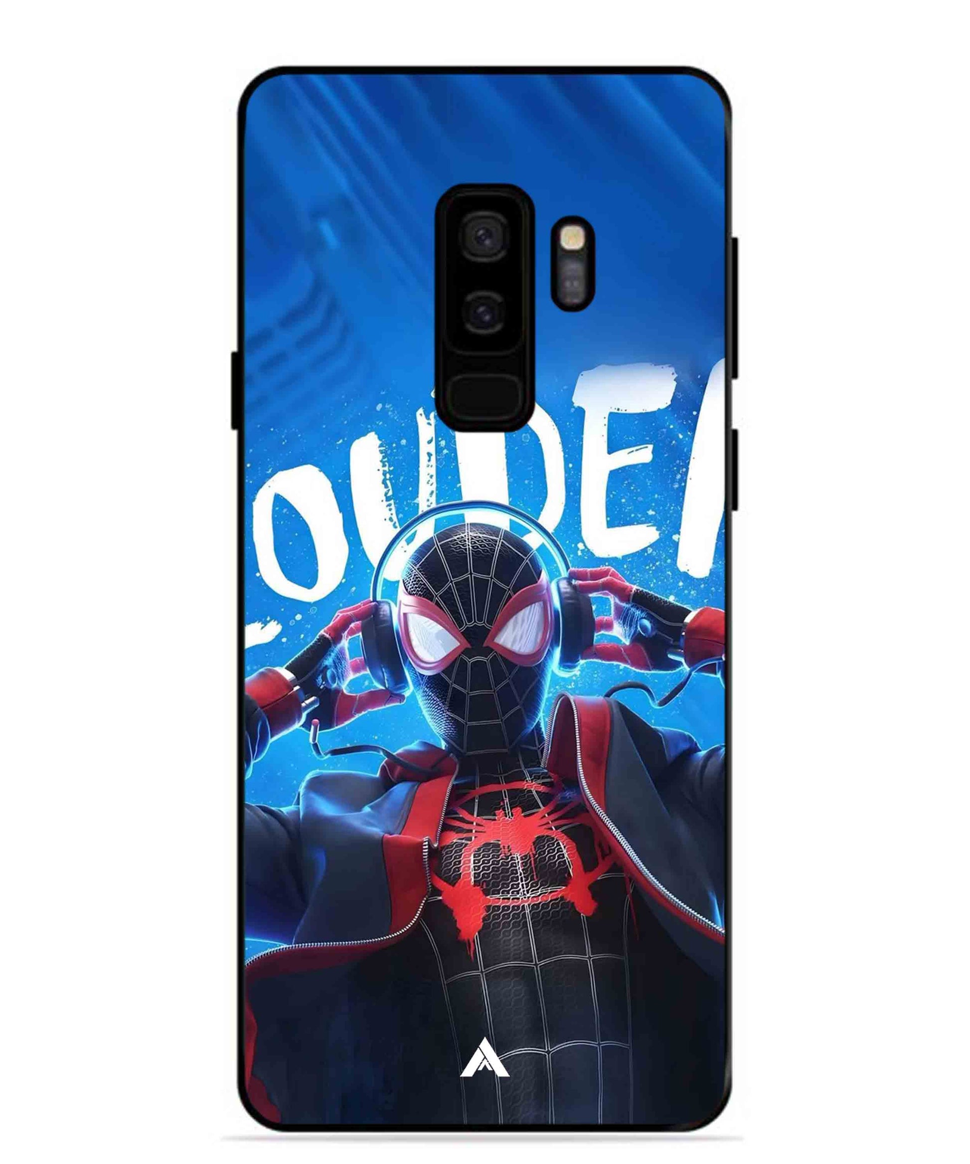 Spider-Verse Metal Back Cover Phone Case for Samsung Galaxy S9 Plus