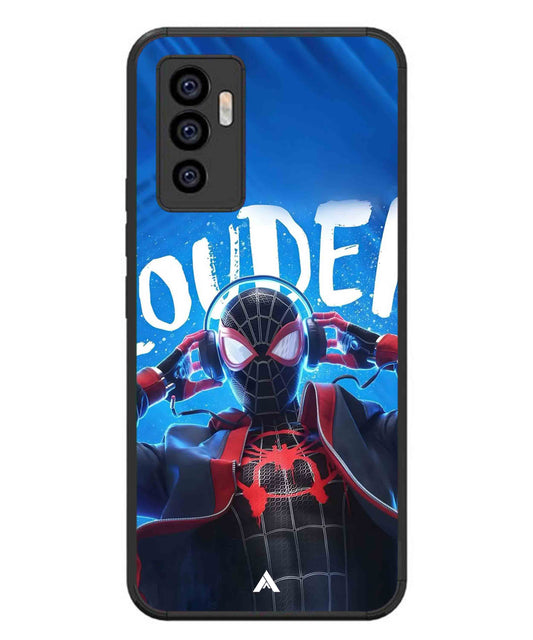 Spider-Verse Metal Back Cover Phone Case for Vivo T1