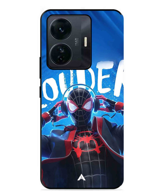 Spider-Verse Metal Back Cover Phone Case for Vivo T1 Pro