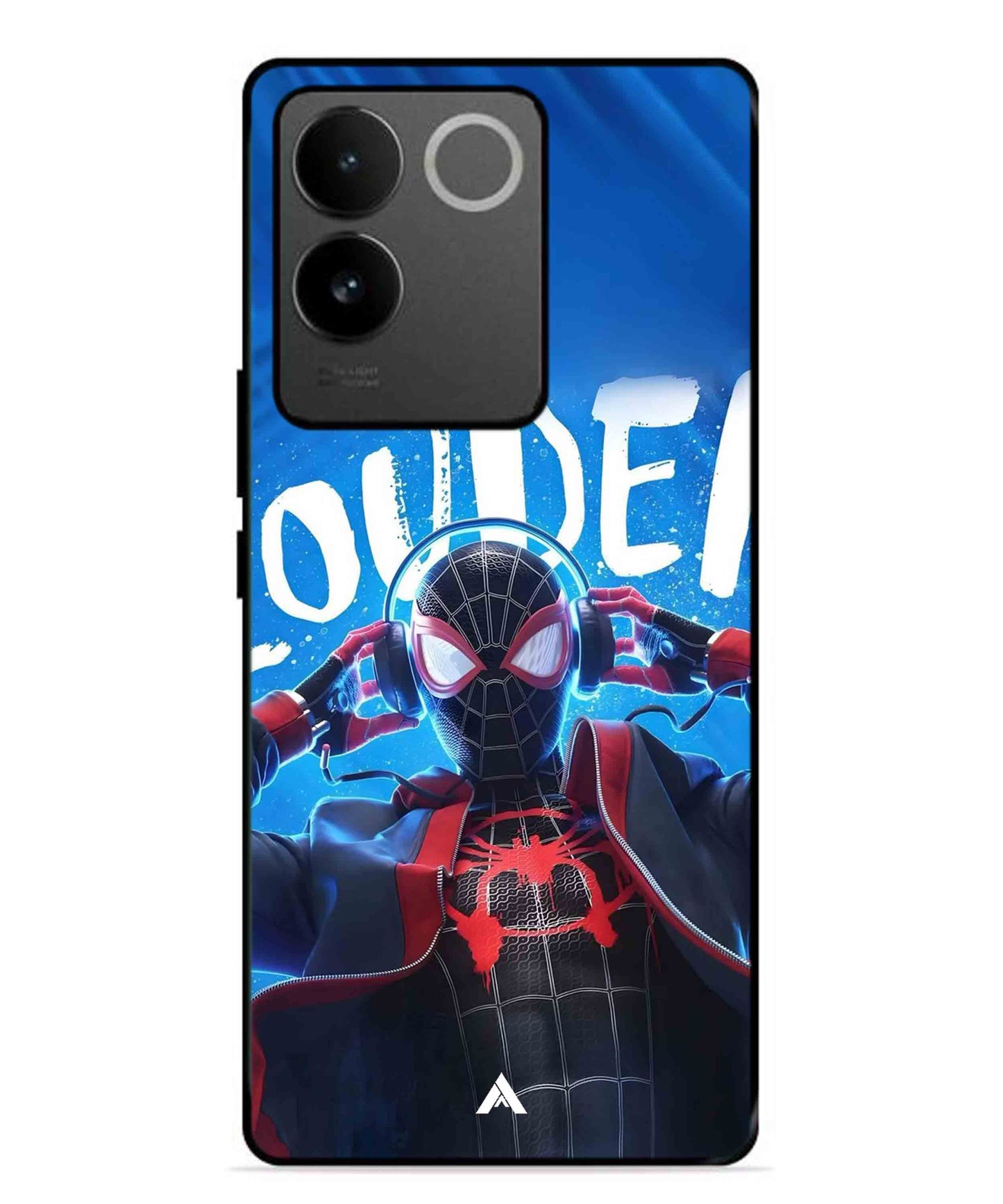 Spider-Verse Metal Back Cover Phone Case for Vivo T2 Pro