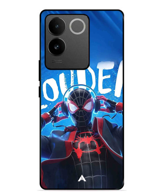 Spider-Verse Metal Back Cover Phone Case for Vivo T2 Pro