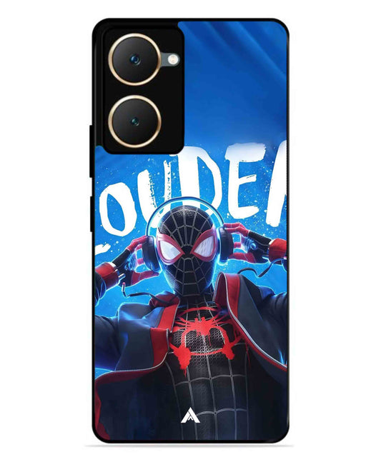 Spider-Verse Metal Back Cover Phone Case for Vivo Y18