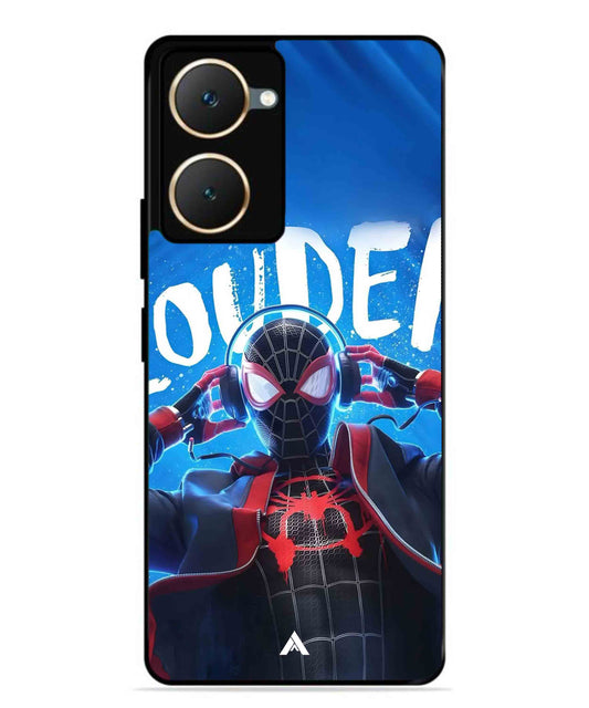 Spider-Verse Metal Back Cover Phone Case for Vivo Y28s